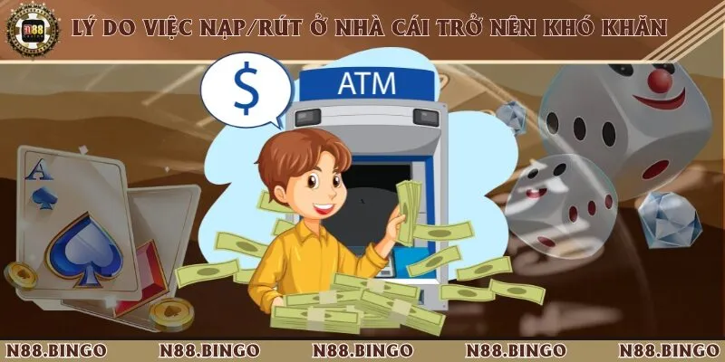 Các Vấn Đề Giao Dịch Nạp/Rút Tiền ở N88 Có Gì Khó Khăn Lý do khiến cho việc thực hiện giao dịch nạp/rút gặp khó khăn